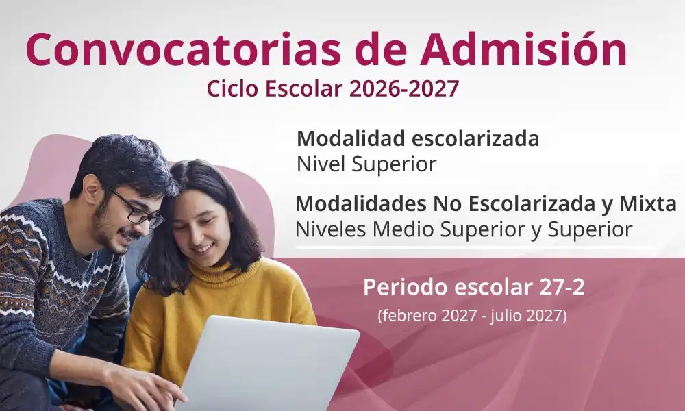 Convocatoria de Admisión 2026-2027